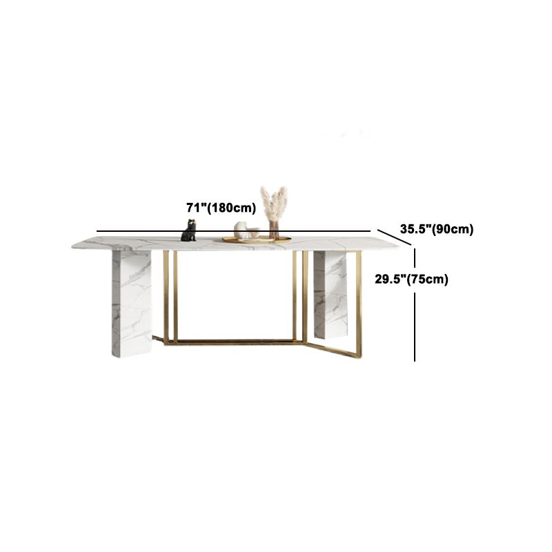 Set da tavolo di pietra glam Nordic Sinted 1/4/5/7 pezzi set da pranzo