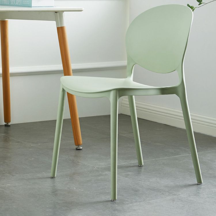 European Glam Style Plastic Chair Kitchen Dining Room Open Back Side Chairs Clearhalo ' kitchen&dining_furn' 'Dining Chairs' 'Dining Tables & Seating' 'dining_chair' 'furn' 'furn_dining_chair' 'Furniture' 'furniture_dining_chair' 'Kitchen & Dining Furniture' 'kitchen' 1200x1200_4236bbc2-4cb9-4b8d-89fb-cc2def9ac634