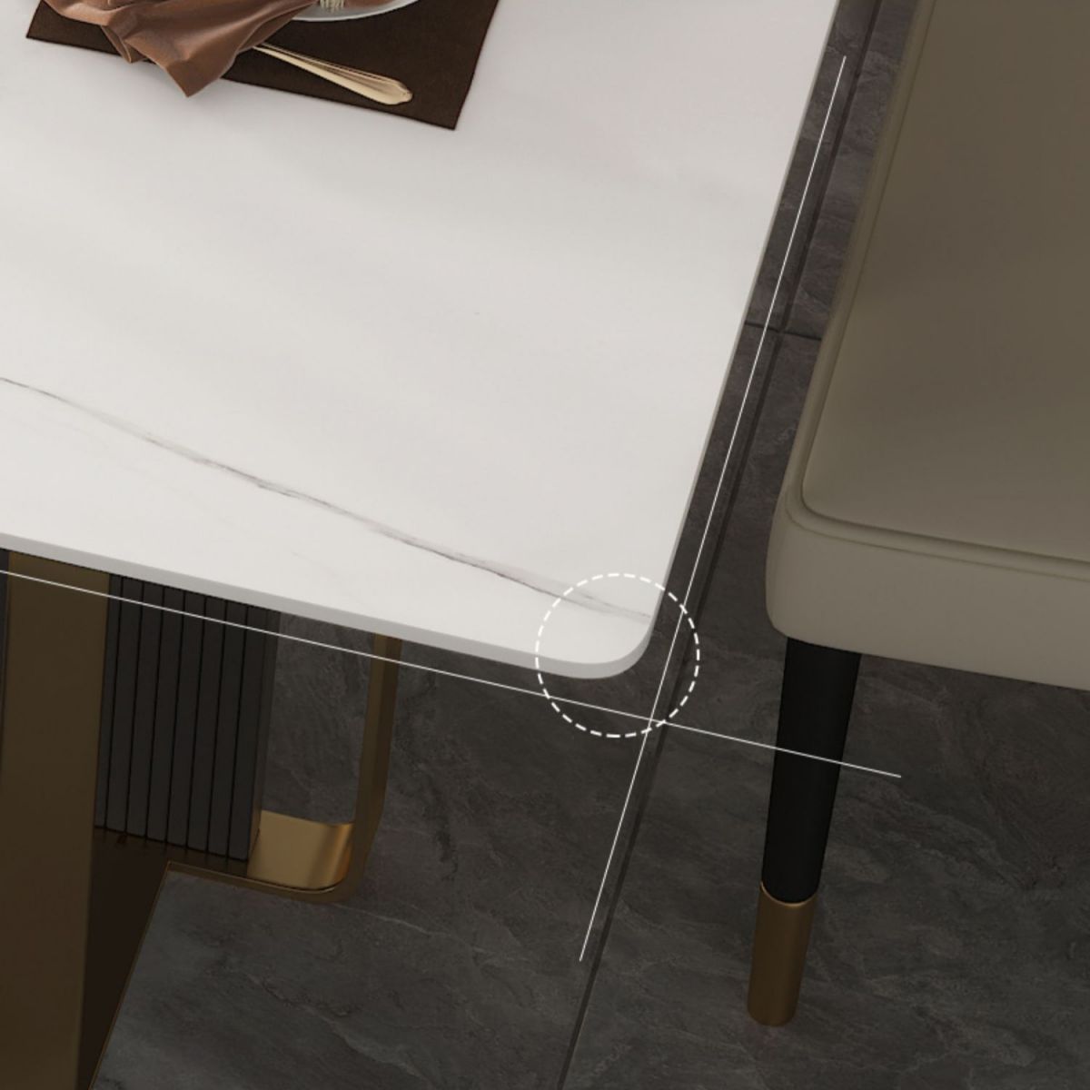 1/4/5/6/7 Pieces Dining Chairs Set White Sintered Stone Dining Table Set for Home Use Clearhalo 'Dining Room Sets' 'Dining Tables & Seating' 'dining_room_set' 'furn' 'furn_dining_room_set' 'Furniture' 'furniture_dining_room_set' 'Kitchen & Dining Furniture' 1200x1200_423b1c3f-7b15-467a-ac56-26306d19b8fa