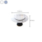 Mesa de comedor con tapa de mármol, mesa Convertible para cocina, comedor