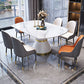 Sintered Stone Top Room Table Pedestal Dining Table for Kitchen Clearhalo 'Dining Tables & Seating' 'Dining Tables' 'dining_table' 'furn' 'furn_dining_table' 'Furniture' 'Kitchen & Dining Furniture' 1200x1200_423cbb28-ccdc-4dfb-9372-352b13b754c9