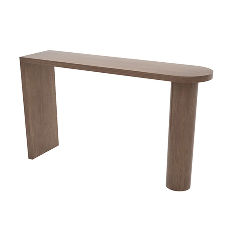 Modern Living Room Solid Wood Double pedestal Bar Dining Table Clearhalo 'Bar Furniture' 'Bar Tables' 'bar_tables' 'furn' 'furn_bar_tables' 'Furniture' 'Kitchen & Dining Furniture' 1200x1200_423e9ba4-5d28-4589-9cc3-7e3e3aa9c2ee