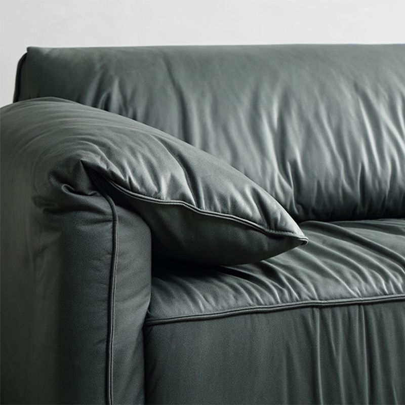 Modern Faux Leather Living Room Pillow Top Arm Sewn Pillow Back Seating Clearhalo 'furn' 'furn_sofas' 'Furniture' 'Living Room Furniture' 'Sofa' 'sofas' 1200x1200_423ef87b-9f91-4379-a8dd-d104d50bcdec