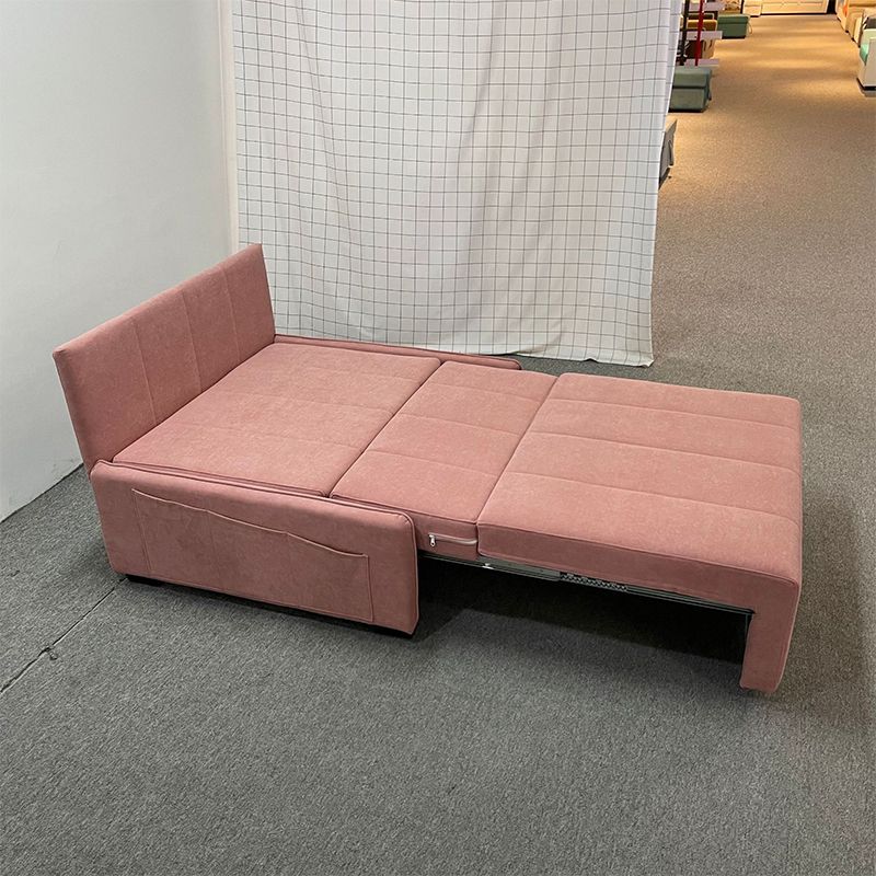 Pillow Included Convertible Sofa Foldable Futon Sofa Bed with Storage