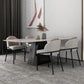 Modern Sintered Stone Dining Table Set 1/5/6/7 Pieces Dining Set for Home Use Clearhalo 'Dining Room Sets' 'Dining Tables & Seating' 'dining_room_set' 'furn' 'furn_dining_room_set' 'Furniture' 'furniture_dining_room_set' 'Kitchen & Dining Furniture' 1200x1200_4240eb83-ddc2-4caf-9026-bfae88aa31a3