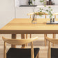 Modern Wood Rectangle Dining Table 1/4/5/7 Pieces Dining Set for Dining Room
