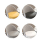 Industrial Round Bar Table Set 1/2/3 Pieces Stone Counter Table with Solid Back Stools Clearhalo 'Bar Furniture' 'furn' 'furn_home_bar_bar_sets' 'Furniture' 'Home Bars & Bar Sets' 'home_bar_bar_sets' 'Kitchen & Dining Furniture' 1200x1200_424a1b78-a1fa-48b8-9a84-2446621ca8b3