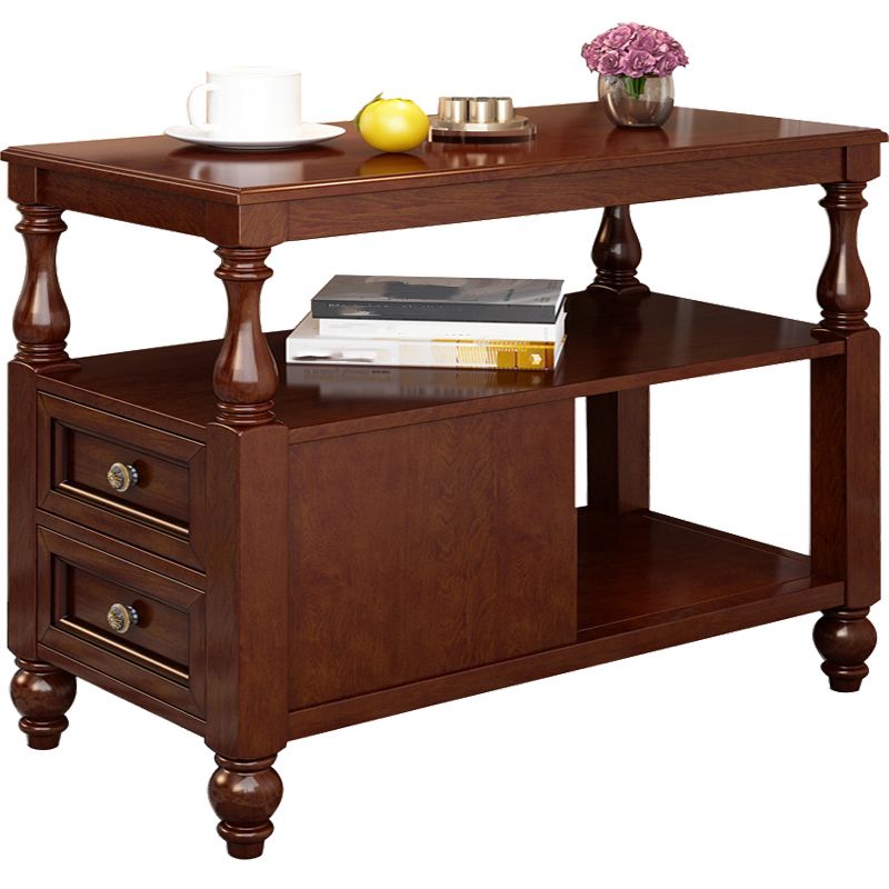 4 Legs Side Table Modern Wood Gold 2-Drawer Side End Snack Table Clearhalo 'Coffee & Accent Tables' 'End & Side Tables' 'end_side_table' 'end_side_tables' 'furn' 'furn_end_side_tables' 'Furniture' 'furniture_end_side_table' 'Living Room Furniture' 1200x1200_424b30cd-ffdc-4fed-9ba7-bc6ec3525245