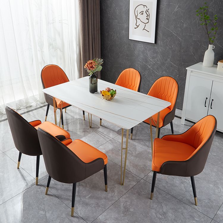 Gold Tripod Base Dining Table Stone and Metal Traditional Luxury Dining Table Clearhalo 'Dining Tables & Seating' 'Dining Tables' 'dining_table' 'furn' 'furn_dining_table' 'Furniture' 'furniture_dining_table' 'Kitchen & Dining Furniture' 'kitchen' 'kitchen_dining_table' 1200x1200_424c96d2-2465-4541-981c-7daf5a449d70