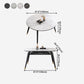 Contemporary Extendable Sintered Stone Table Round Shape Standard Dining Table for Kitchen Clearhalo ' dining_table' 'Dining Tables & Seating' 'Dining Tables' 'furn' 'furn_dining_table' 'Furniture' 'furniture_dining_table' 'Kitchen & Dining Furniture' 'kitchen&dining_furn' 'kitchen' 'kitchen_dining_table' 1200x1200_424d1652-c6a9-4aa9-98a0-22a711d3dd0b
