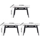 Modern Style Sintered Stone Dining Table White Round Drop-Leaf Table with 4 Legs Clearhalo ' dining_table' 'Dining Tables & Seating' 'Dining Tables' 'furn' 'furn_dining_table' 'Furniture' 'furniture_dining_table' 'Kitchen & Dining Furniture' 'kitchen&dining_furn' 'kitchen' 'kitchen_dining_table' 1200x1200_424db93d-5f67-4909-925b-593089788cee