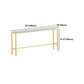 Glam Style Rectangle Bar Table 1/2/7 Pieces Faux Marble Counter Table Clearhalo 'Bar Furniture' 'furn' 'furn_home_bar_bar_sets' 'Furniture' 'Home Bars & Bar Sets' 'home_bar_bar_sets' 'Kitchen & Dining Furniture' 1200x1200_424f2b4e-8a4d-4e93-96dc-5c7bb14e4f68