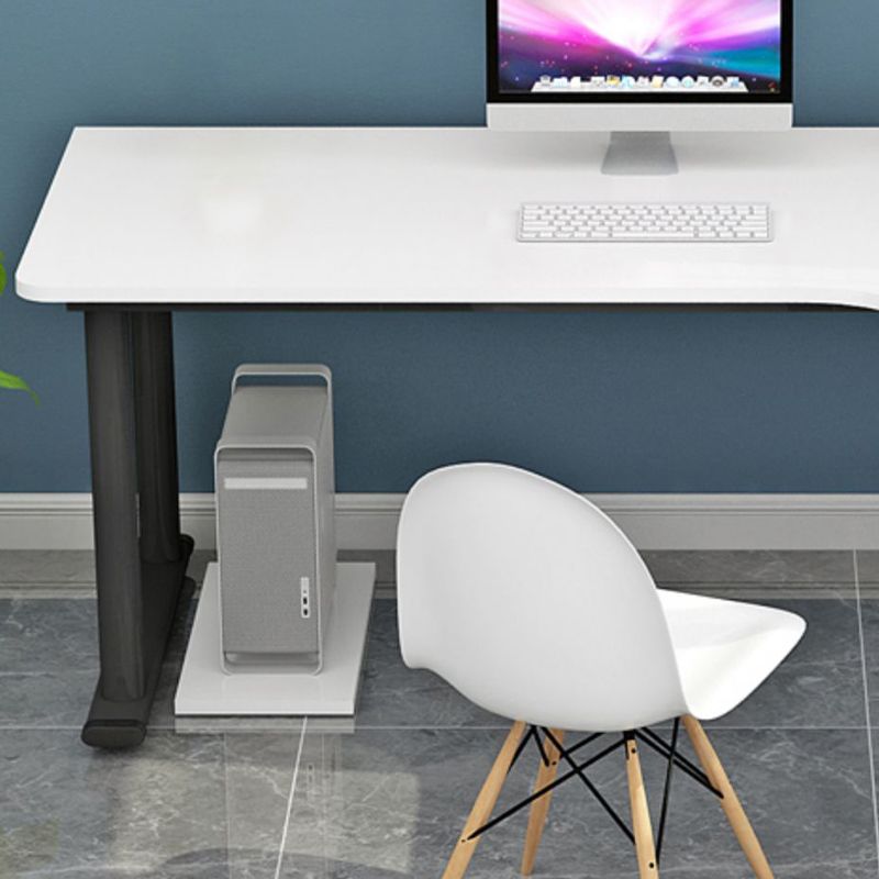 Contemporary White Office Desk Wooden Writing Desk for Office Clearhalo 'furn' 'furn_office_desk' 'Furniture' 'Office Desks' 'Office Furniture' 'office_desk' 1200x1200_424f3e63-218f-4cf8-9be2-7940becf6de1