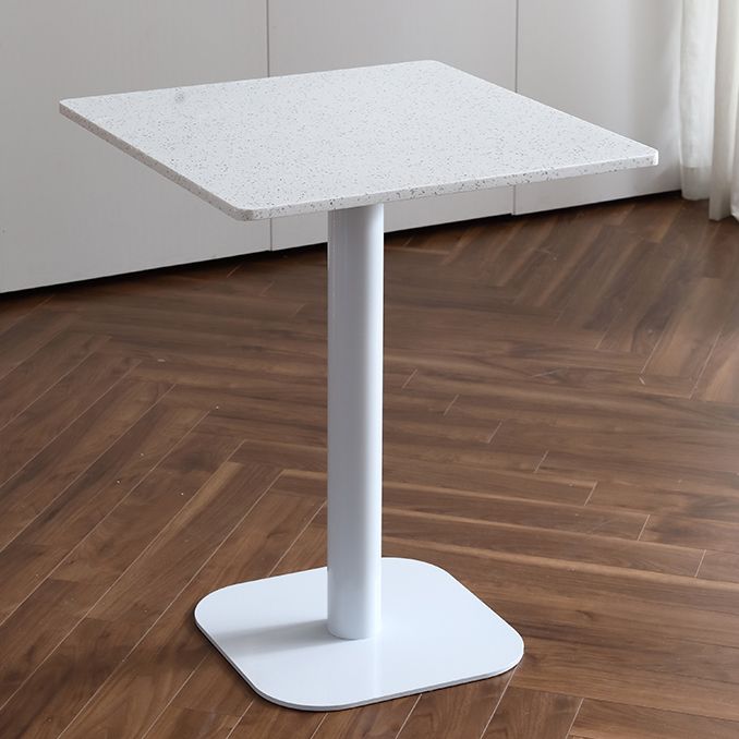 Industrial Style Dining Table Pedestal Dining Room Collection ,23.6"L x 23.6''W x 29.5"H Clearhalo ' dining_table' 'Dining Tables & Seating' 'Dining Tables' 'furn' 'furn_dining_table' 'Furniture' 'furniture_dining_table' 'Kitchen & Dining Furniture' 'kitchen&dining_furn' 'kitchen' 'kitchen_dining_table' 1200x1200_42502d3a-3db0-4ebb-aac9-afb17c853a08