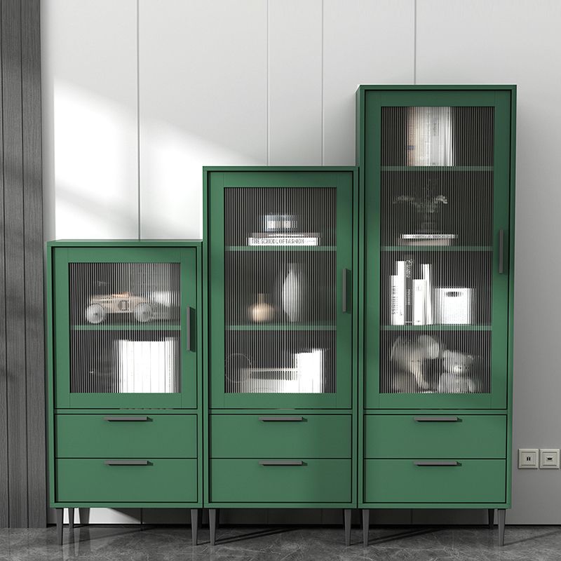 11.8" W Contemporary Bar Pulls Accent Chest in White/ Blue/ Green with Steel Legs Clearhalo 'Cabinets & Chests' 'cabinets_chests' 'furn' 'furn_cabinets_chests' 'Furniture' 'Living Room Furniture' 1200x1200_4250353d-5a4b-408e-9943-ccbb6efa8e52