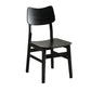 Wood Kitchen Dining Side Chair Ladder Back Side Chair in Black Clearhalo 'Dining Chairs' 'Dining Tables & Seating' 'dining_chair' 'furn' 'furn_dining_chair' 'Furniture' 'Kitchen & Dining Furniture' 1200x1200_425134ec-d672-436b-93ee-3811f5bce180