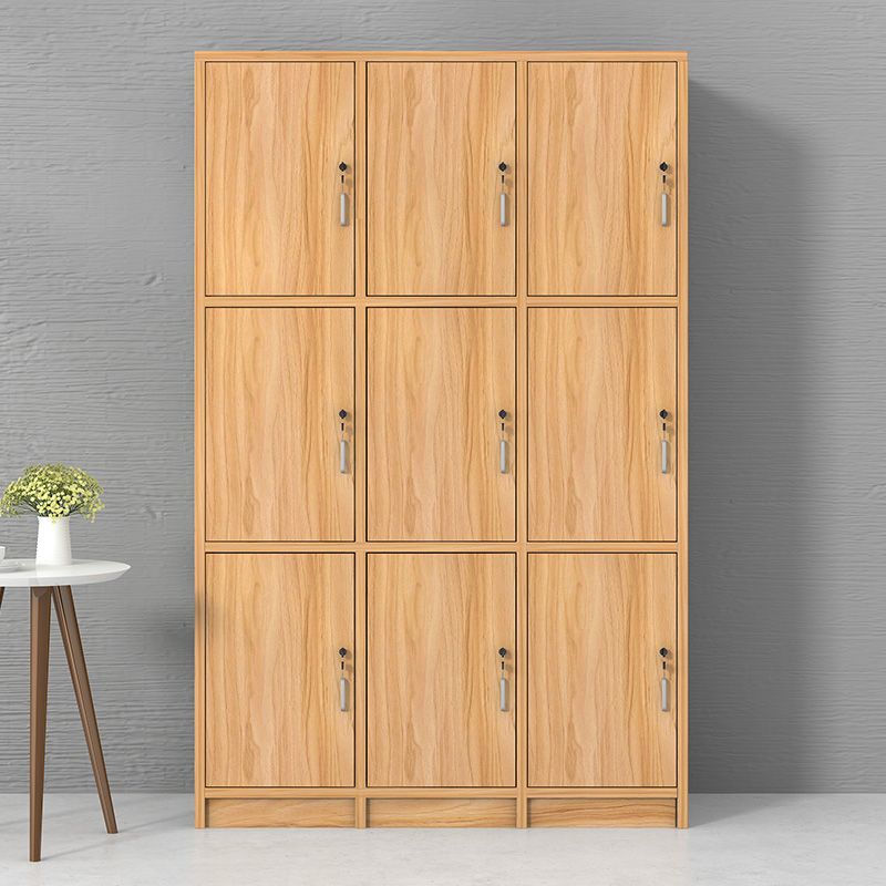 Manufactured Wood Light Wood Finish Cabinet Modern Storage Cabinet with Hinged Door Clearhalo 'Armoires & Wardrobes' 'armoires_wardrobes' 'Bedroom Furniture' 'furn' 'furn_armoires_wardrobes' 'Furniture' 1200x1200_425531c4-740a-4727-8d55-98522f68229b