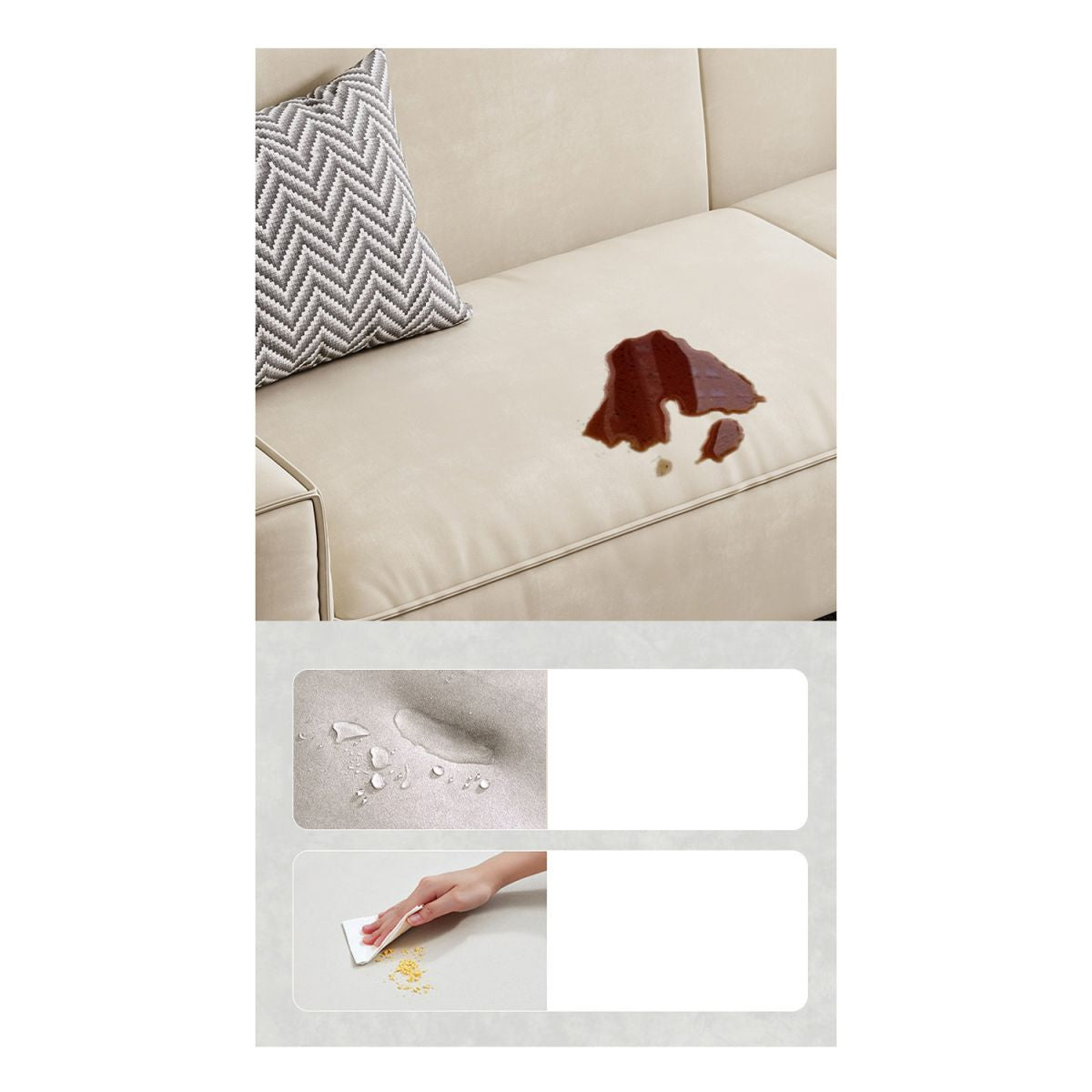 Contemporary 31.49" H Faux Leather Square Arm Sofa for Living Room