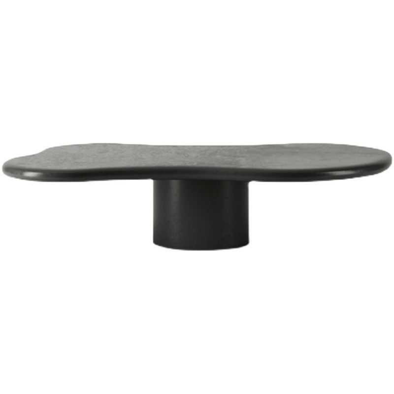 Pedestal 13.8" H Coffee Table Scandinavian Faux Wood Cocktail Table Clearhalo 'Coffee & Accent Tables' 'Coffee Tables' 'coffee_tables' 'furn' 'furn_coffee_tables' 'Furniture' 'Living Room Furniture' 1200x1200_425a819d-5bef-4059-ac22-47dee66925dc