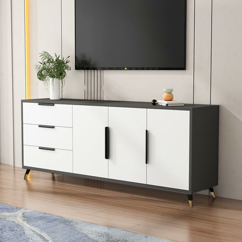Scandinavian TV Console Wooden TV Media Console with 3 Drawers Clearhalo 'furn' 'furn_tv_stands_entertainment_centers' 'Furniture' 'Living Room Furniture' 'TV Stands & Entertainment Centers' 'TV Stands & Media Storage Furniture' 'tv_stands_entertainment_centers' 1200x1200_425d0d66-0add-4b1e-a230-79054e3b59b7