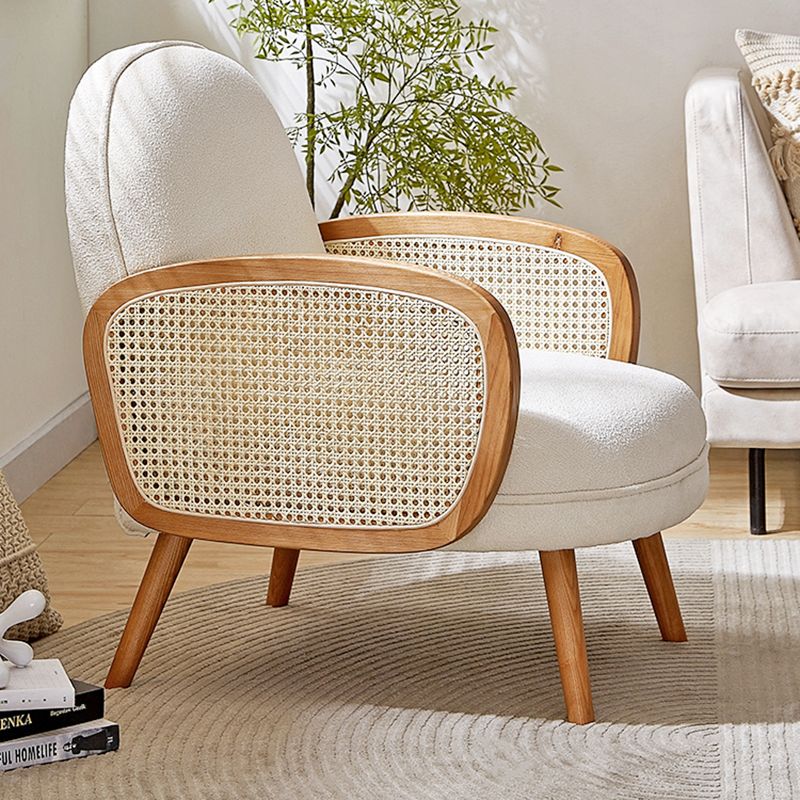 31.49" H Square Arm Solid Color Fleece Wooden Rattan Sofa for Apartment Clearhalo 'furn' 'furn_sofas' 'Furniture' 'furniture_sofas' 'kitchen' 'kitchen_sofas' 'Living Room Furniture' 'Sofa' 'sofas' 1200x1200_425dc082-1db2-40f6-8b50-9914e6373356