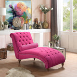 Modern Style Armless Chaise Living Room Faux Leather Chaise Lounge Clearhalo 'Chairs & Seating' 'Chaise Lounge' 'chaise_lounge' 'furn' 'furn_chaise_lounge' 'Furniture' 'Living Room Furniture' 1200x1200_425dfbcd-0a03-456f-815b-fa44d0d0ed79