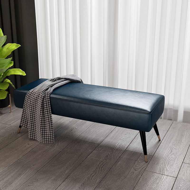 16.5 Inch Wide Glam Metal Seating Bench Cushioned Entryway Bench Clearhalo 'Benches' 'Chairs & Seating' 'furn' 'furn_benches' 'Furniture' 'Living Room Furniture' 1200x1200_426058c0-e94b-4635-a2a5-d8666682aa03