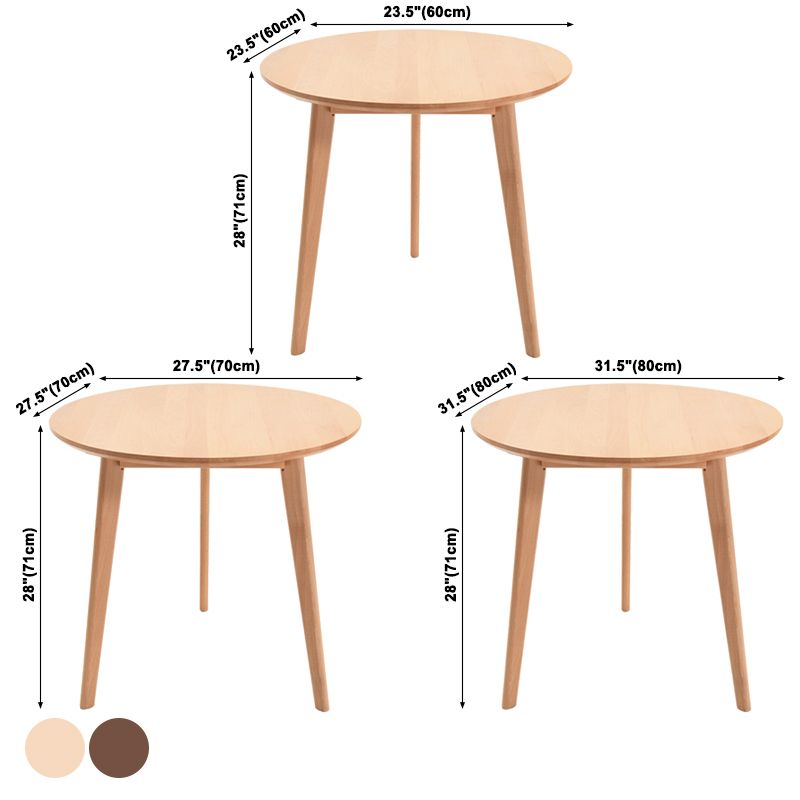 Simplicity Beech 3 Legs Dining Table Solid Wood Table Rectangle for Home Clearhalo ' dining_table' 'Dining Tables & Seating' 'Dining Tables' 'furn' 'furn_dining_table' 'Furniture' 'furniture_dining_table' 'Kitchen & Dining Furniture' 'kitchen&dining_furn' 'kitchen' 'kitchen_dining_table' 1200x1200_4263ff50-3419-4db1-bcba-c580d7dcb963