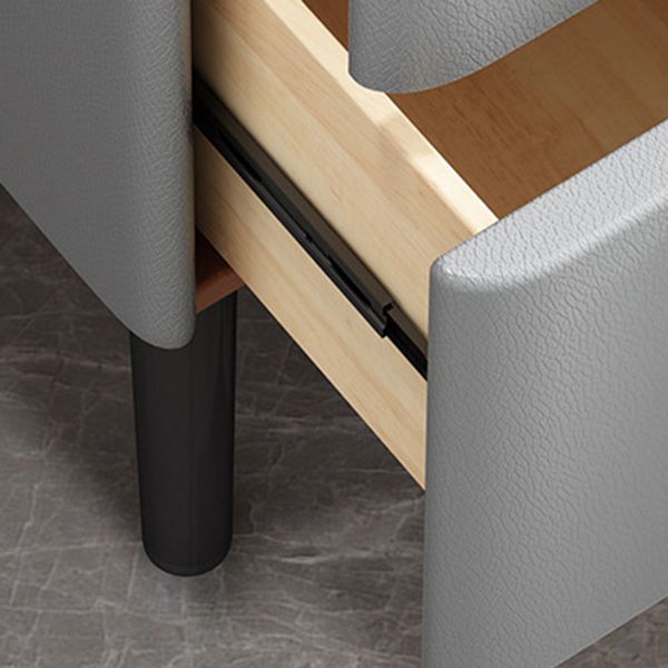 Modernos 2 cajones acento mesa de noche de mesa antigua