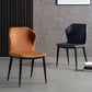 Chaise de salle à manger en acier contemporain meubles letéraux en arrière en finition mate pour la maison