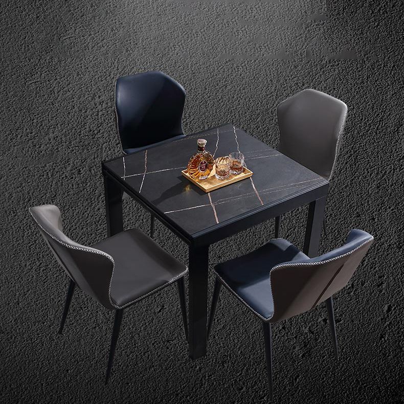 Industrial Square 35.5'' Dining Table Stone Extendable Dining Room Collection Clearhalo ' dining_table' 'Dining Tables & Seating' 'Dining Tables' 'furn' 'furn_dining_table' 'Furniture' 'furniture_dining_table' 'Kitchen & Dining Furniture' 'kitchen&dining_furn' 'kitchen' 'kitchen_dining_table' 1200x1200_42652545-3a24-4081-b604-d817598e9ba9