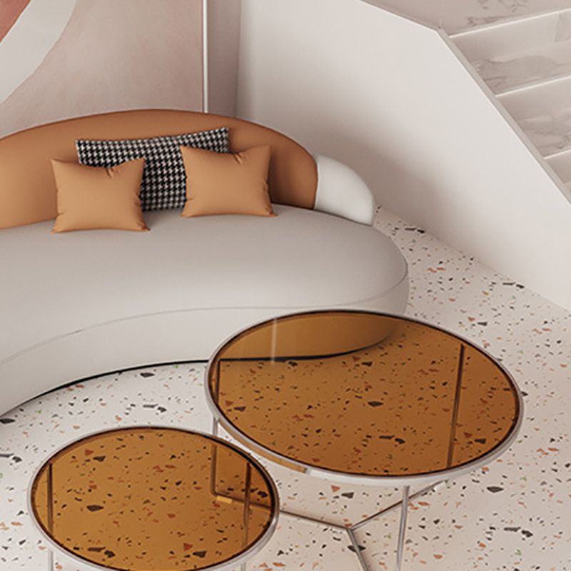 リビングルーム用のタイトなシートフェイクレザーデッキー防水斜めの斜め腕ソファ