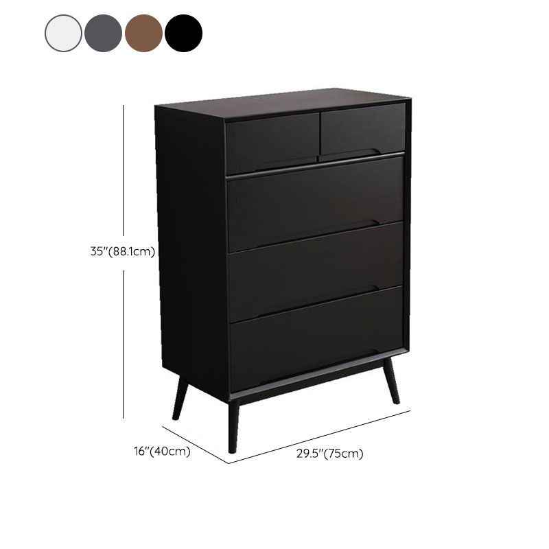 Cassetto in legno massiccio della metà secolo 29,5 "cassetti larghi includevano il torace