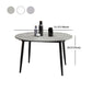 Modern 1/3/4/5/7 Pieces Dining Sintered Stone Dining Table Set with Metal Legs for Home Clearhalo 'Dining Room Sets' 'Dining Tables & Seating' 'dining_room_set' 'furn' 'furn_dining_room_set' 'Furniture' 'furniture_dining_room_set' 'Kitchen & Dining Furniture' 'kitchen&dining_furn' 'kitchen' 1200x1200_426caf9e-4088-4759-a153-d50a71a4e76a