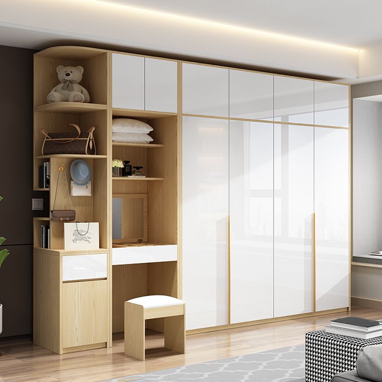 Armoire de rangement à charnière armoire armoire en bois pour la maison