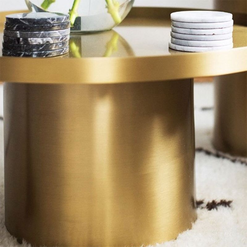 Mid-Century Modern Steel Coffee Table Pedestal Tray Top Cocktail Table Clearhalo 'Coffee & Accent Tables' 'Coffee Tables' 'coffee_tables' 'furn' 'furn_coffee_tables' 'Furniture' 'Living Room Furniture' 1200x1200_426e5cad-6a2d-4ef5-aa8c-a83117d0045b