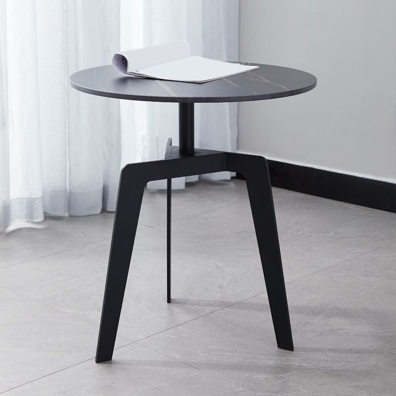 Modern Marble Top End Table 3 Mental Legs Sofa Side End Table for Living Room Clearhalo 'Coffee & Accent Tables' 'End & Side Tables' 'end_side_table' 'end_side_tables' 'furn' 'furn_end_side_tables' 'Furniture' 'furniture_end_side_table' 'Living Room Furniture' 1200x1200_4271f1cc-64d9-409f-aff1-4161be2863f4