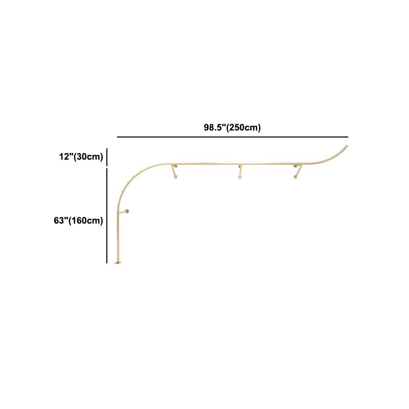 Gorgeous Style Coat Hanger Metal Wall Mounted Coat Rack Living Room Clearhalo 'Entry & Mudroom Furniture' 'furn' 'furn_hall_tree_coat_racks' 'Furniture' 'Hall Trees & Coat Racks' 'hall_tree_coat_racks' 1200x1200_42757e19-9451-4cf4-8d85-2d2cce22f159