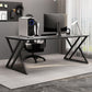Rectangular Stone Top Writing Desk Modern Style Metal Legs Desk for Office Clearhalo 'furn' 'furn_office_desk' 'Furniture' 'Office Desks' 'Office Furniture' 'office_desk' 1200x1200_427602f0-fe92-48ef-a40e-1d59ed5c5848