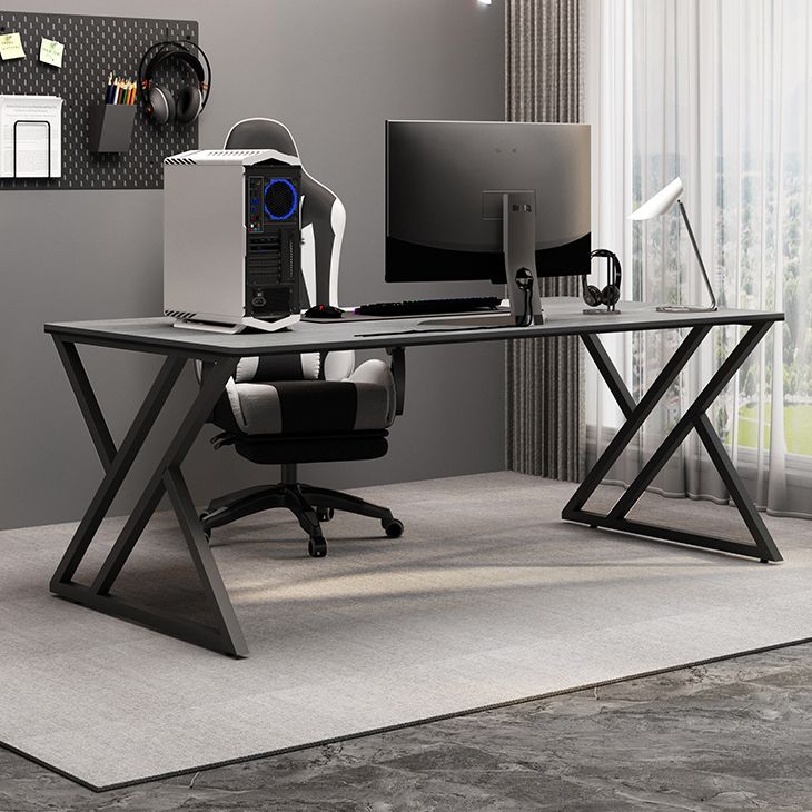 Rectangular Stone Top Writing Desk Modern Style Metal Legs Desk for Office Clearhalo 'furn' 'furn_office_desk' 'Furniture' 'Office Desks' 'Office Furniture' 'office_desk' 1200x1200_427602f0-fe92-48ef-a40e-1d59ed5c5848