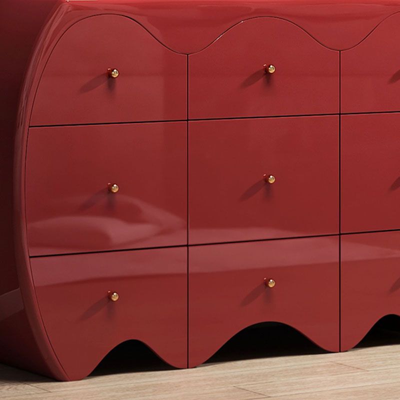 Contemporary Horizontal Double Dresser Wood Storage Dresser with 9 Drawers for Home Clearhalo 'Bedroom Furniture' 'Dressers & Chests' 'dressers_chests' 'furn' 'furn_dressers_chests' 'Furniture' 1200x1200_4276124d-d4e5-4b8e-8e95-efb07fdf330e