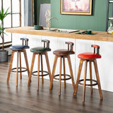 Modern Backrest Armless Counter Stool Wood Household Bar Stool with Cushion and Pedal Clearhalo 'Bar Furniture' 'Bar Stools' 'bar_stools' 'furn' 'furn_bar_stools' 'furniture_bar_stools' 'Kitchen & Dining Furniture' 'kitchen&dining_furn' 'kitchen' 'kitchen_furn' Furniture' 1200x1200_427924f2-bf32-4063-8697-2af1ae76311d