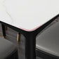 Stone Dining Room Collection Industrial Style Square 4 Legs Furniture for Home Clearhalo ' dining_table' 'Dining Tables & Seating' 'Dining Tables' 'furn' 'furn_dining_table' 'Furniture' 'furniture_dining_table' 'Kitchen & Dining Furniture' 'kitchen&dining_furn' 'kitchen' 'kitchen_dining_table' 1200x1200_427ad253-2680-4407-b1b9-6ec3547f892b