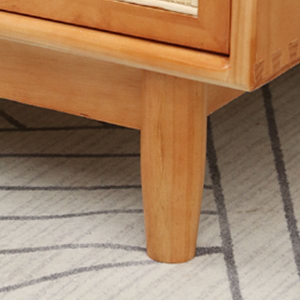 Freestanding Natural Solid Wood Wardrobe Modern Multifunctional Wardrobe Clearhalo 'Armoires & Wardrobes' 'armoires_wardrobes' 'Bedroom Furniture' 'furn' 'furn_armoires_wardrobes' 'Furniture' 1200x1200_427d066f-136f-4c12-9907-af35cc567171