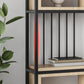 Modern Living Room Etagere Bookshelf Metal Frame Solid Wood Shelf Bookcase Clearhalo 'Bookcases' 'furn' 'furn_bookcases' 'Furniture' 'furniture_bookcases' 'Office Furniture' 1200x1200_42809563-3cec-46c6-8db7-38de7ea1bc8a