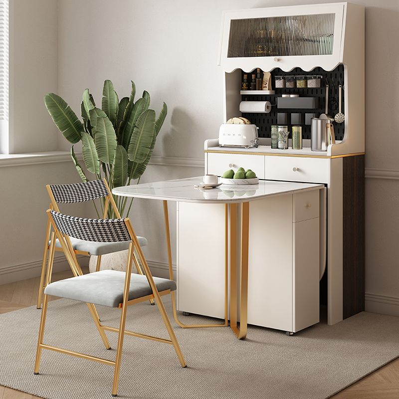 Forma rettangolare contemporanea set da tavolo da pranzo 1/3/5 pezzi