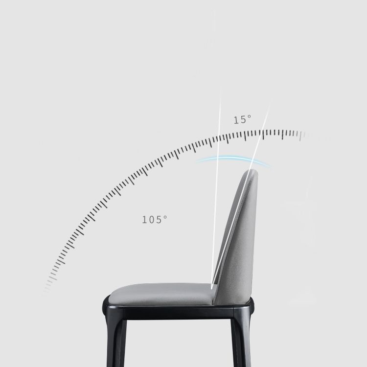 Contemporary Style Leather Chair Wooden Parsons Armless chair for Dining Room Clearhalo ' kitchen&dining_furn' 'Dining Chairs' 'Dining Tables & Seating' 'dining_chair' 'furn' 'furn_dining_chair' 'Furniture' 'furniture_dining_chair' 'Kitchen & Dining Furniture' 'kitchen' 1200x1200_4285e7a3-20c0-4080-b720-acb757950029