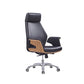 Contemporary Office Chair Adjustable Seat Height Leather Executive Chair Clearhalo 'furn' 'furn_office_chair' 'Furniture' 'Office Chairs' 'Office Furniture' 'office_chair' 1200x1200_42889c0b-72ef-4a6a-bf88-8a49142a0fb6