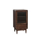 33.46"/42.52" Tall 1- Door Wooden Cabinet , 1- Drawer Rectangle Accent Cabinet
