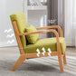 Scandinavian Basic Four Leg Armchair Solid Wood Living Room Armchair Clearhalo 'Accent Chairs' 'accent_chairs' 'Chairs & Seating' 'furn' 'furn_accent_chairs' 'Furniture' 'Living Room Furniture' 1200x1200_428ef888-a6b0-4acd-8ef0-21ed09f8d98a